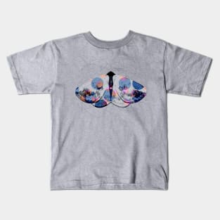 clouded silver moth - just blue moth Kids T-Shirt